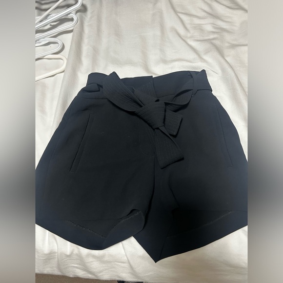 Aritzia Wilfred Black Tie Dress Shorts - Picture 1 of 5